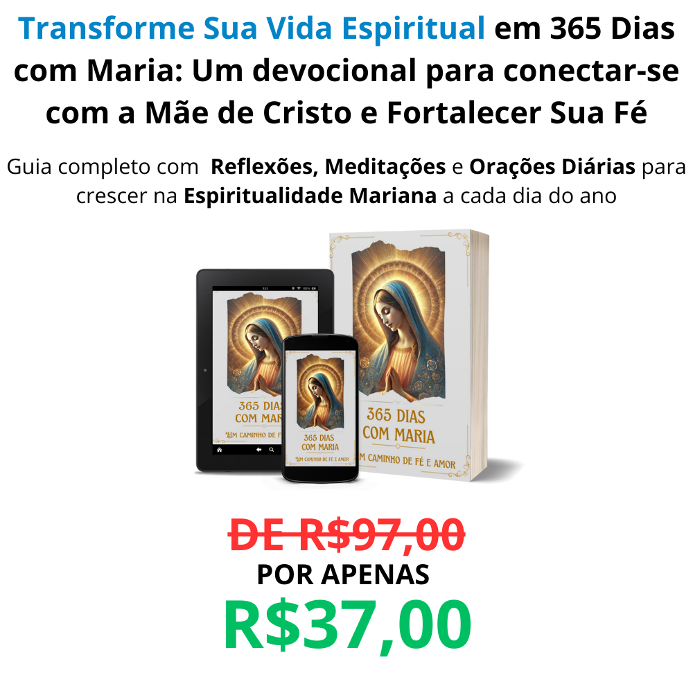 Capa do Devocional 365 Dias com Maria